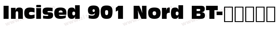 Incised 901 Nord BT字体转换